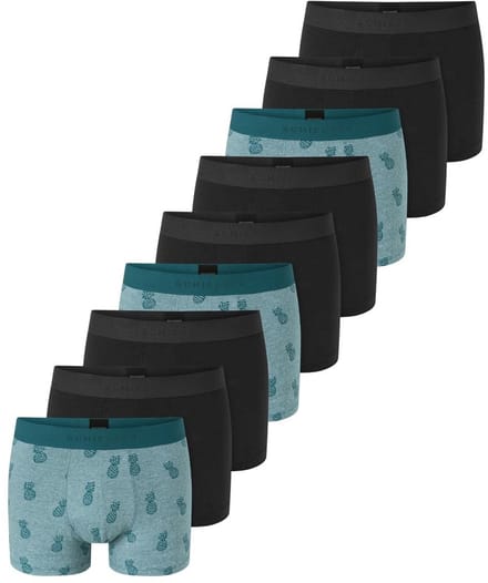 Schiesser Heren retro short / pant 9 pack 95/5 Cotton