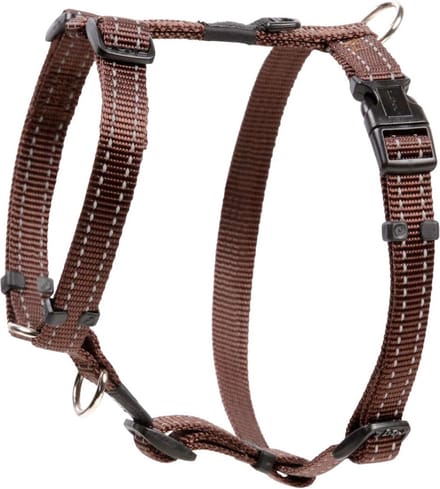 Rogz Utility Tuig Bruin - Hondenharnas - M 32-52x1.6 Cm