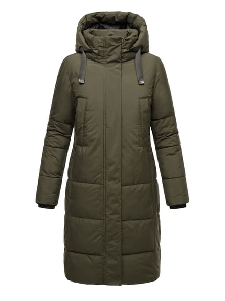 Marikoo dames winterjas Laryaa – lang, warm & met afneembare capuchon