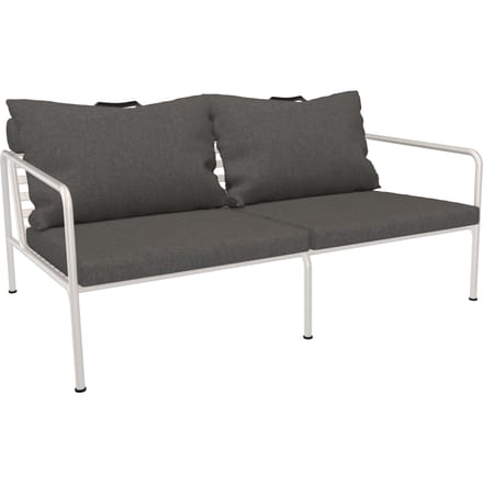 HOUE AVON Loungebank Muted White - Basic - donkergrijs