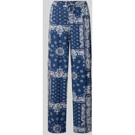 relaxed fit wijdte broek van zuivere viscose model 'KAVI'