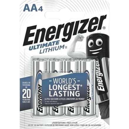 Energizer Ultimate FR6 AA batterij (penlite) Lithium 3000 mAh 1.5 V 4 stuk(s)