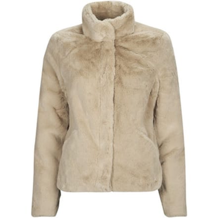 Regular Fit jas van imitatiebont met opstaande kraag model 'NEWVIDA'