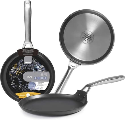 Pannenkoekenpan Titan 22 cm Gegoten Aluminium Geschikt voor Inductie
