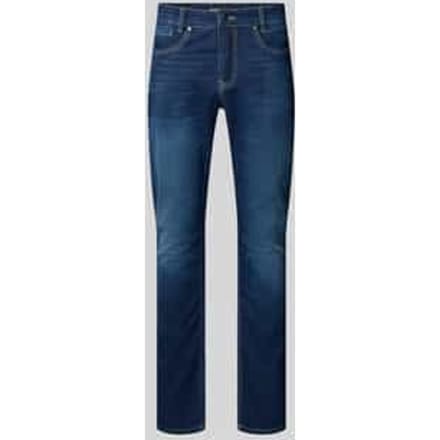 Regular fit jeans van katoenmix