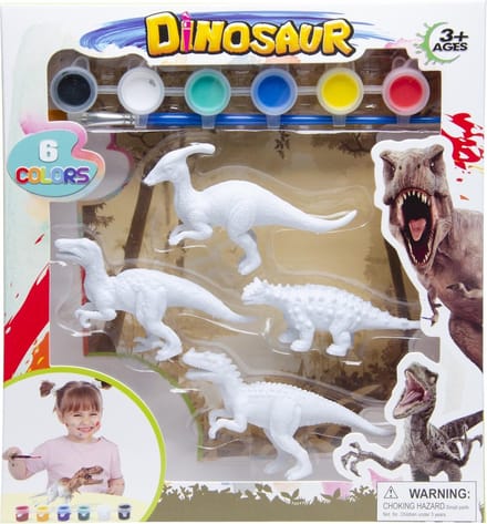 Lg-imports Schilder Je Eigen Dino Parasaurolophus 6-delig