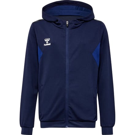 Kinder trainingsjack van polyester met capuchon en ritssluiting Hummel Authentic