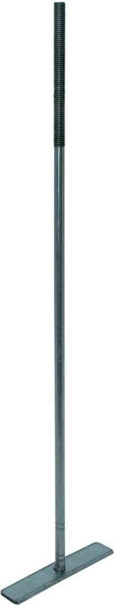 Gb muurplaatanker met plaat verzinkt centrisch m12x600 pl 150 06534 ( a 1 st )