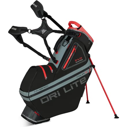 Big Max Dri Lite Hybrid Tour 2 - Waterwerende Golftas - Standbag - Zwart Grijs