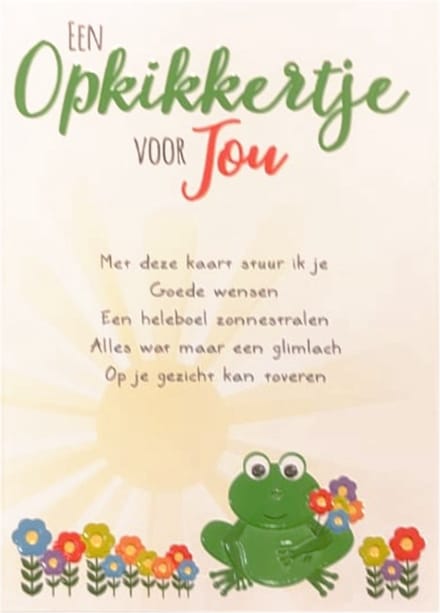 Kaart - Artige - Intense - Een opkikkertje voor jou - TE058-B