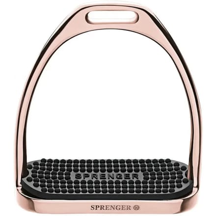 Sprenger Fillis Stirrups Stainless Steel 12cm Rose Gold
