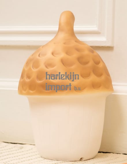 Egmont Toys lamp eikel kinderkamer decoratie 20x30 cm terra.