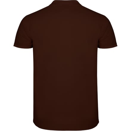 Roly Heren Ster Poloshirt (Chocolade)