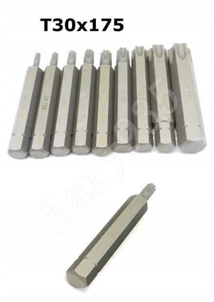 Jonnesway Torx T30 slagmoerbit 75 mm 10 mm aandrijving