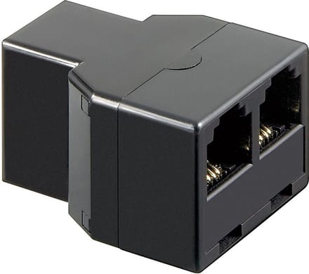 Pro ISDN T-Adapter: ISDN T-adapter - Zwart