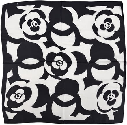 Satijnlook Sjaal - Retro Bloem | 65 x 65 cm | Polyester | Fashion Favorite