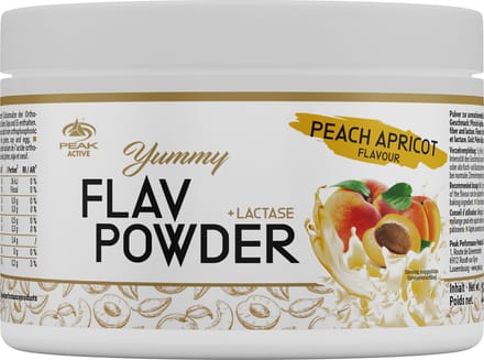 Peak Yummy Flav Powder (250g) Peach Apricot - Functionele voeding - Smaakstoffen/zoetstoffen