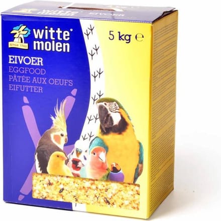 Witte Molen Vochtig Geel Eivoer 5 Kilo