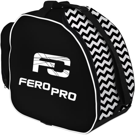 FEROCITY Skischoenentas Premium - Skischoentas voor ski- en snowboardschoenen - Waterdicht - 38 x 23 x 44 cm - Zig Zag