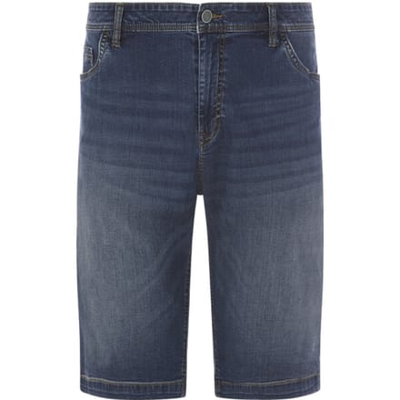 Jan Vanderstorm herren Denim Bermuda - 68 - blauw - Plus Size