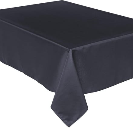 Atmosphera Tafelkleed - 300 x 150 cm - donkergrijs - Eettafel tafellakens - polyester
