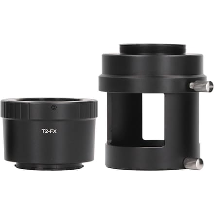 Spotting Scope Camera Adapter Vogelkijk Lens naar Mirrorless Camera Ringbuis met T2 Adapterring black