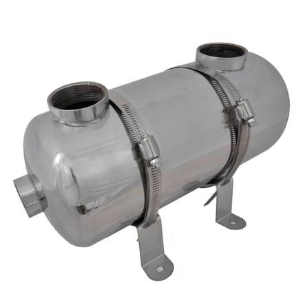 vidaXL - Zwembad - warmtewisselaar - 355 - x - 134 - mm - 40 - kW