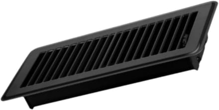 Vloerrooster - Luchtrooster - Energiebesparing - Verstelbare dempers - 25 x 10 cm - Metaal