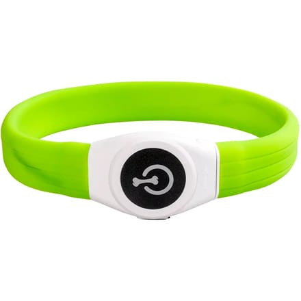 Duvoplus - Dierenkleding - Hond - Flash Light Ring Maxi Usb Silicon 65x2,5x1cm Groen - 1st