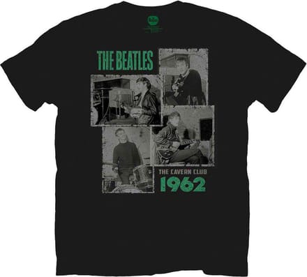 The Beatles - Cavern Shots 1962 Heren T-shirt - M - Zwart
