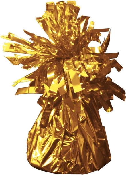 Haza Ballon gewichtje - 3x - goud - 170 gram - helium ballontrosje