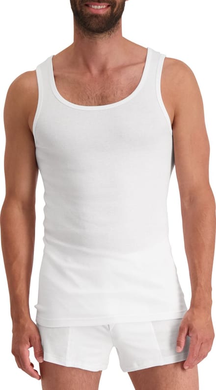 Noshirt Tank Top - Ronde Hals - Katoen - Wit - M