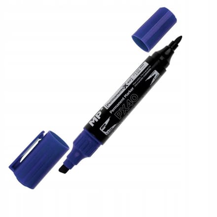 MP Permanente Marker Dubbelzijdig Blauw