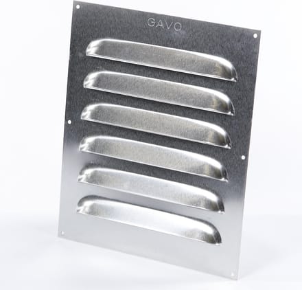 Gavo Schoepenrooster aluminium 25 x 30cm