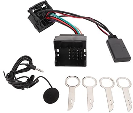 Draadloze Bluetooth Audioadapter Kabelset voor Auto met Microfoon - Bluetooth 5.0