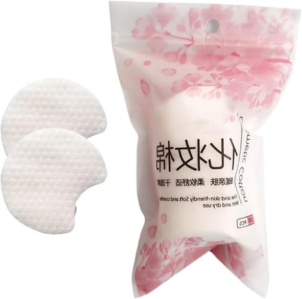 Gezichtspads Reinigend - Make-up Remover Pads - Make-up Verwijderen - 3D Pareltextuur - 100 stuks - Wit