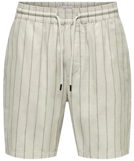 ONLY&SONS - ONSTEL STRIPE 0139 SHORTS - Heren - Bermuda shorts