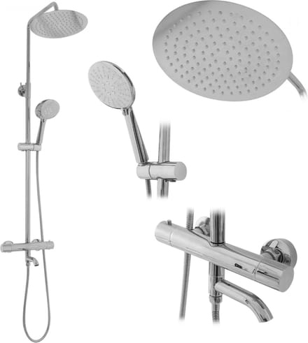 Rea Lungo Regendouche Grijs 117cm