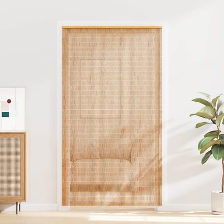 vidaXL - Vliegengordijn - 120x220 - cm - bamboe