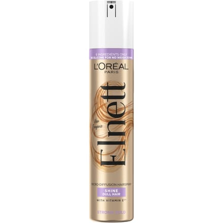L'Oréal Paris Elnett Hair Spray for Dull Hair with Vitamin E 200ml