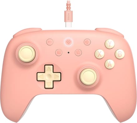 8BitDo Ultimate 2C Wired Pad - Peach - Wired Controller - Android