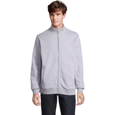 SOLS Cooper Full Zip jas voor volwassenen (Grijze Melange)