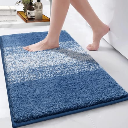 Luxe badkamermat - ultrazacht en antislip - 1 stuk - 120 x 80 cm - microvezel