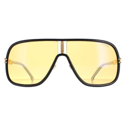 Carrera Aviator unisex mat zwart geel gele flaglab 11