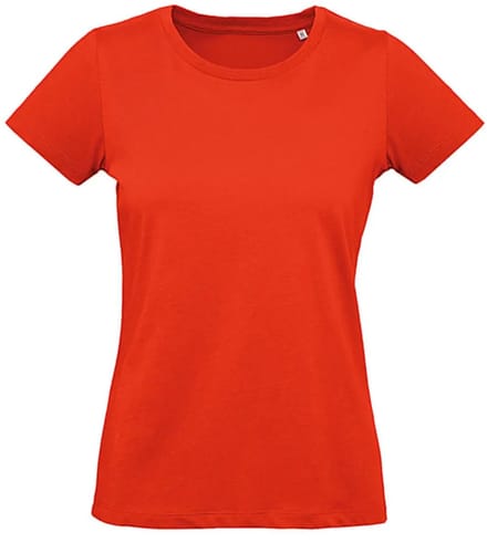 T-shirt dames B&C Organic Inspire Plus