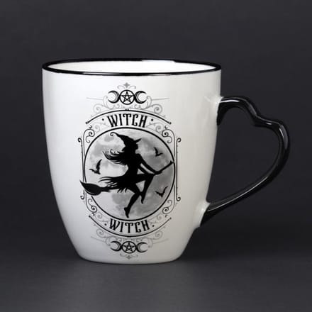 Alchemy - Witch Heart Handle Mok/beker - Wit