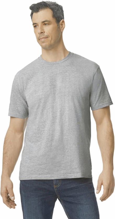 Gildan Heren-T-shirt Softstyle Midweight GI65000 - RS Sport Grey - S