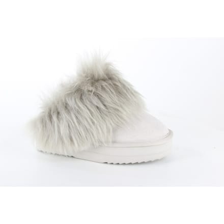 Warmbat Wagga Plateau Cement dames pantoffel (open hiel) maat 39 grijs