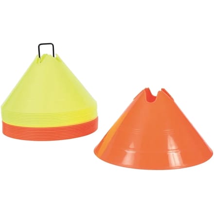 Megaform vloer marker set 15cm - 20 stuks voor sport en spel.