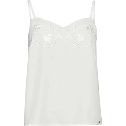 Superdry Studios Upspec Cami Mouwloze Blouse Wit L Vrouw